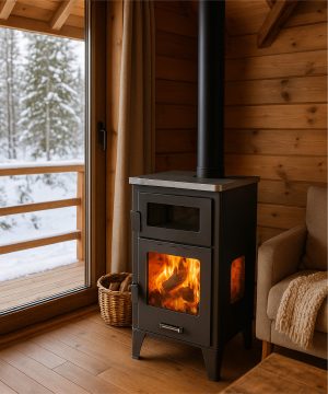 Kuzineli Pelet Soba Şömine